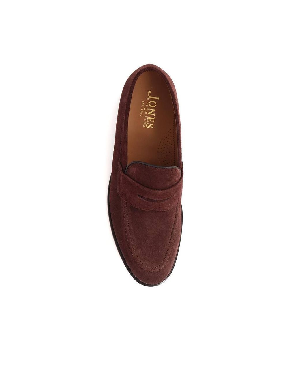 Jones Bootmaker Brown Barcelona Goodyear Welted Leather Loafers for men