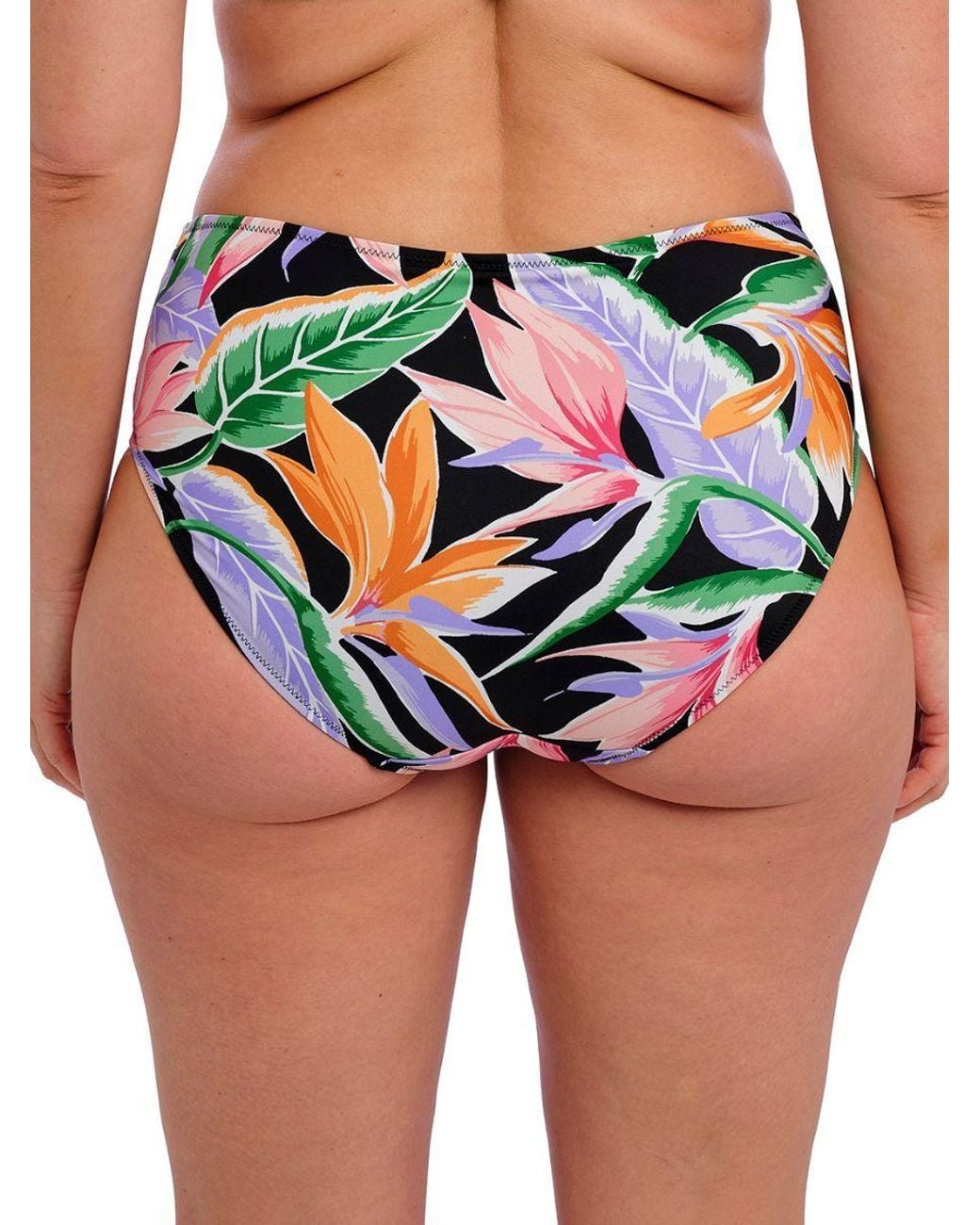 Fantasie Black Mykonos Cove Full Bikini Brief