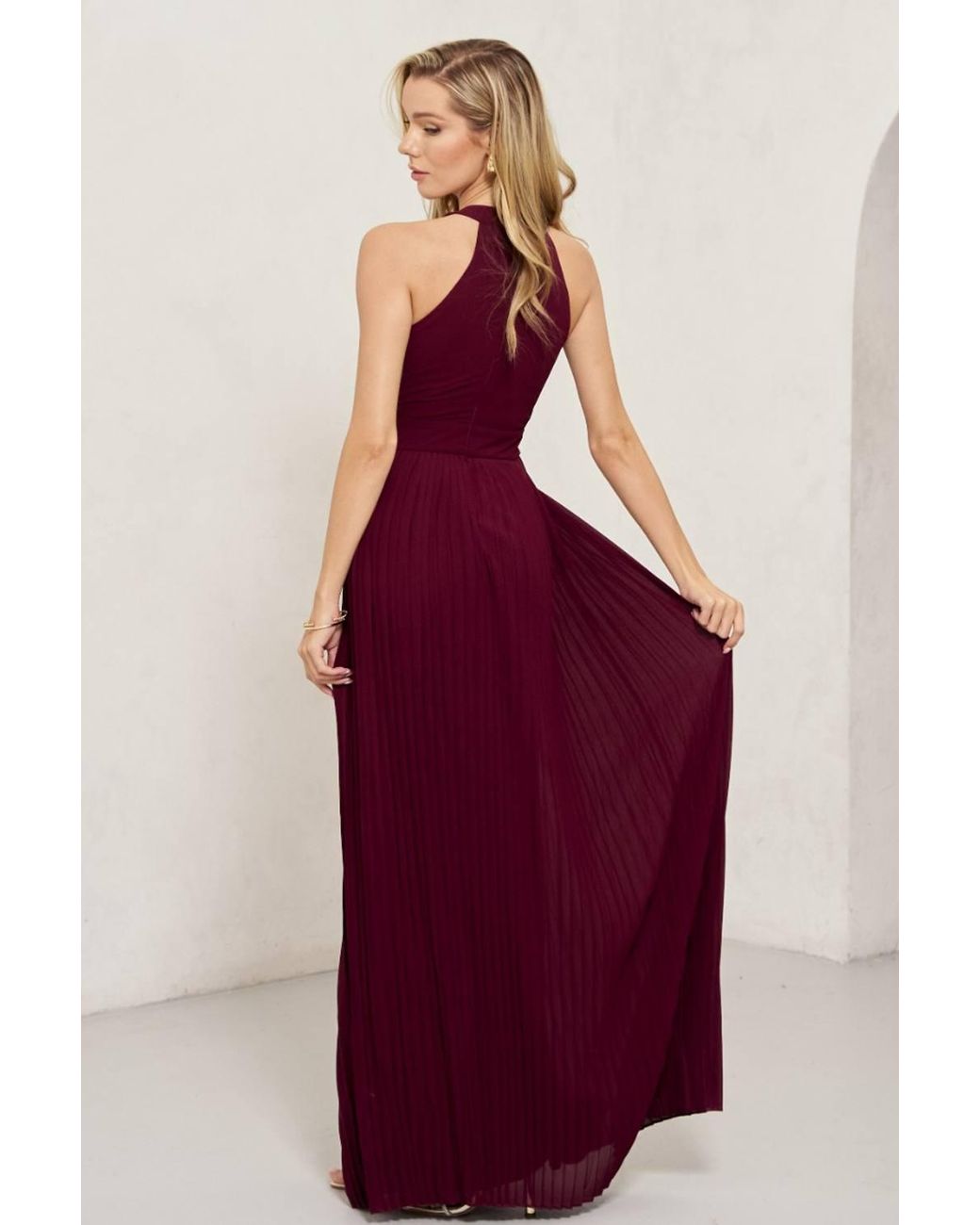 TFNC London Purple Prague Maxi Dress