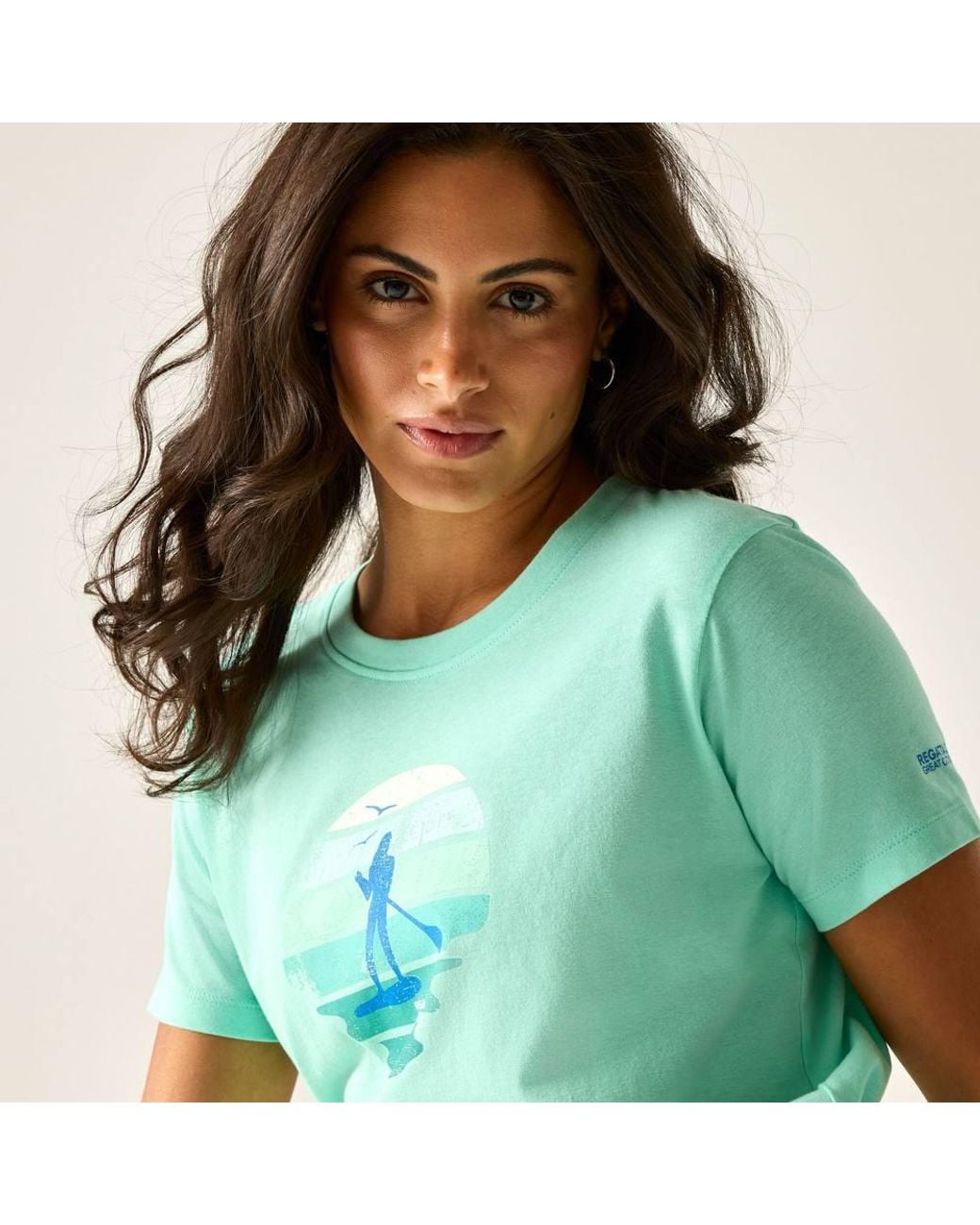 Regatta Green Filandra Ix Short Sleeved Graphic T-Shirt