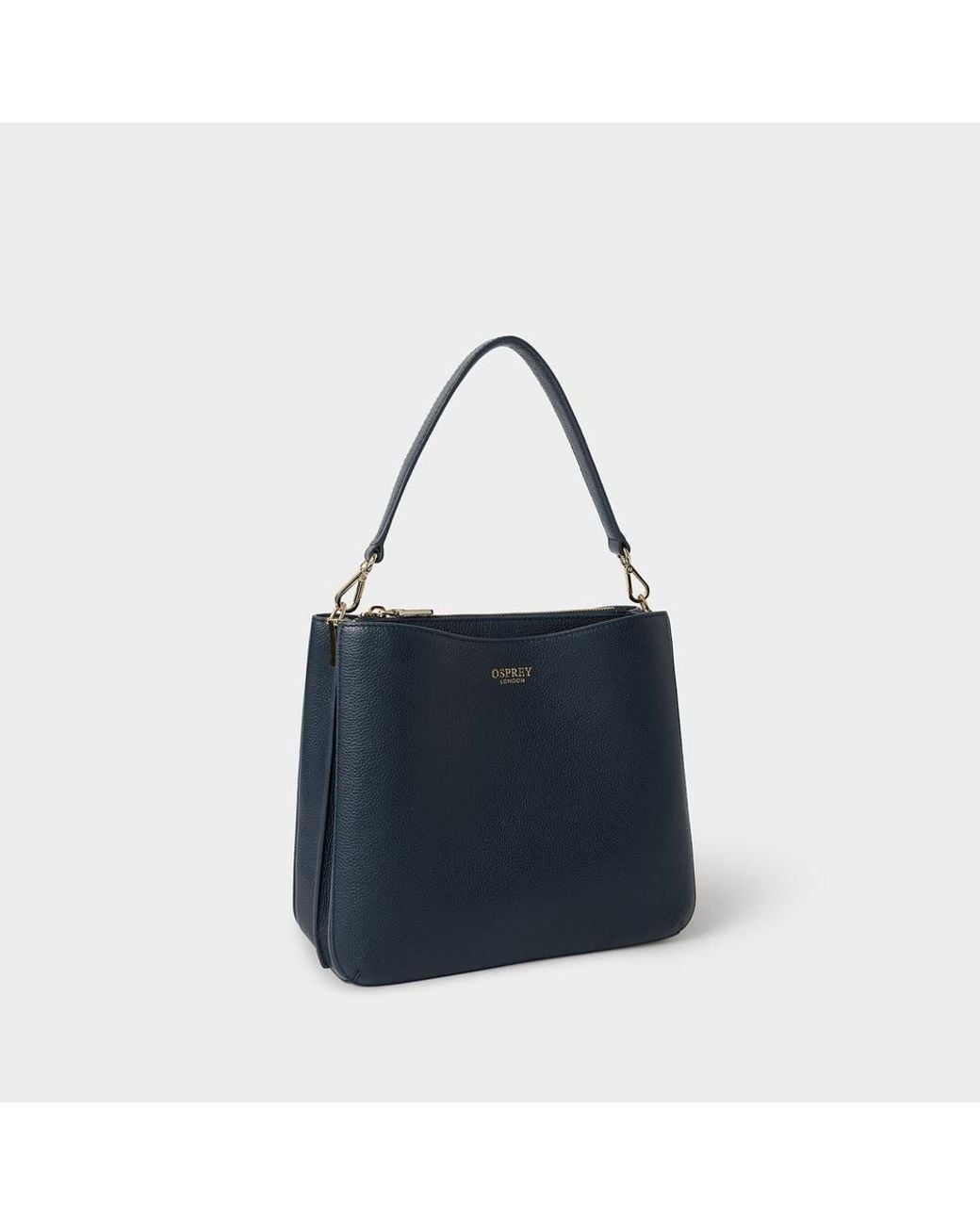 Osprey Blue The Winchester Leather Grab Bag
