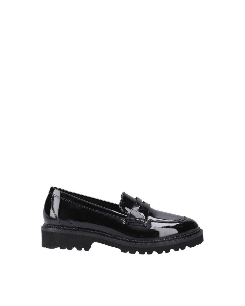 Hush Puppies Black Grazia Loafer Patent Senior