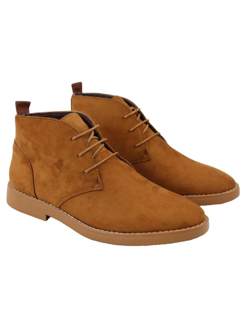 TruClothing Brown Chukka Desert Lace Up Ankle Boots for men