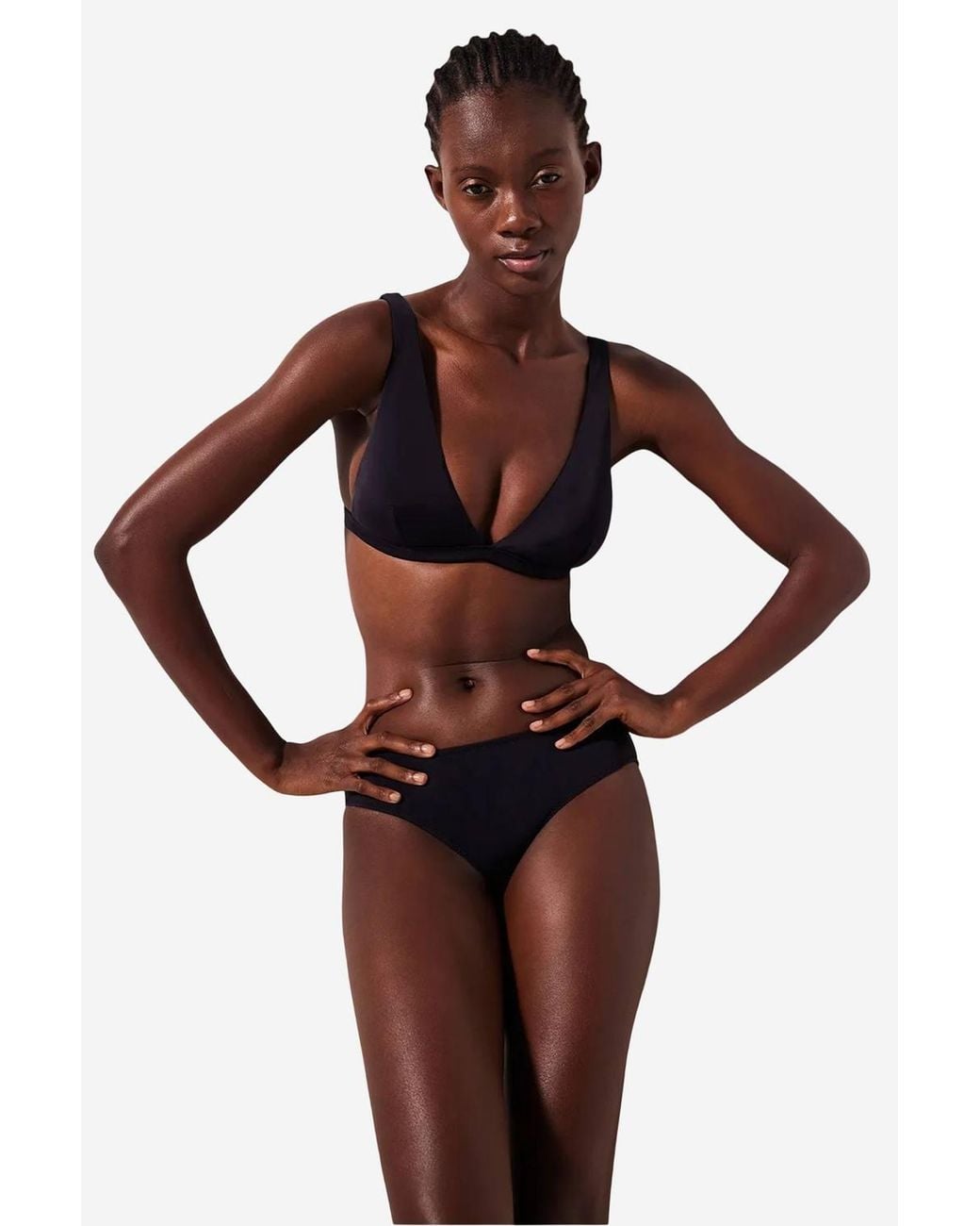 Penti Black Basic Deep V Bikini Top