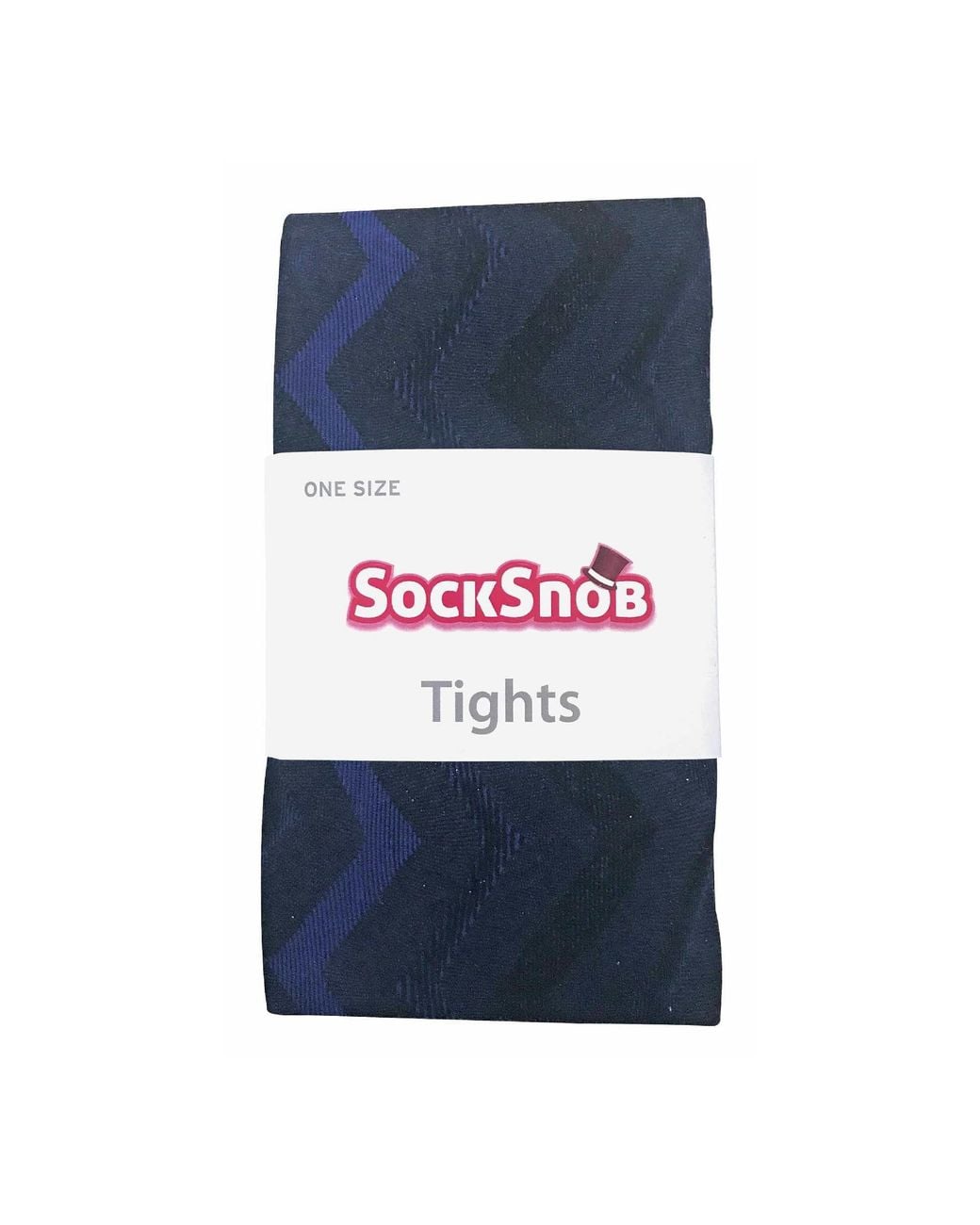 Sock Snob Blue 1 Pack Coloured 80 Denier Opaque Patterned Soft Tights