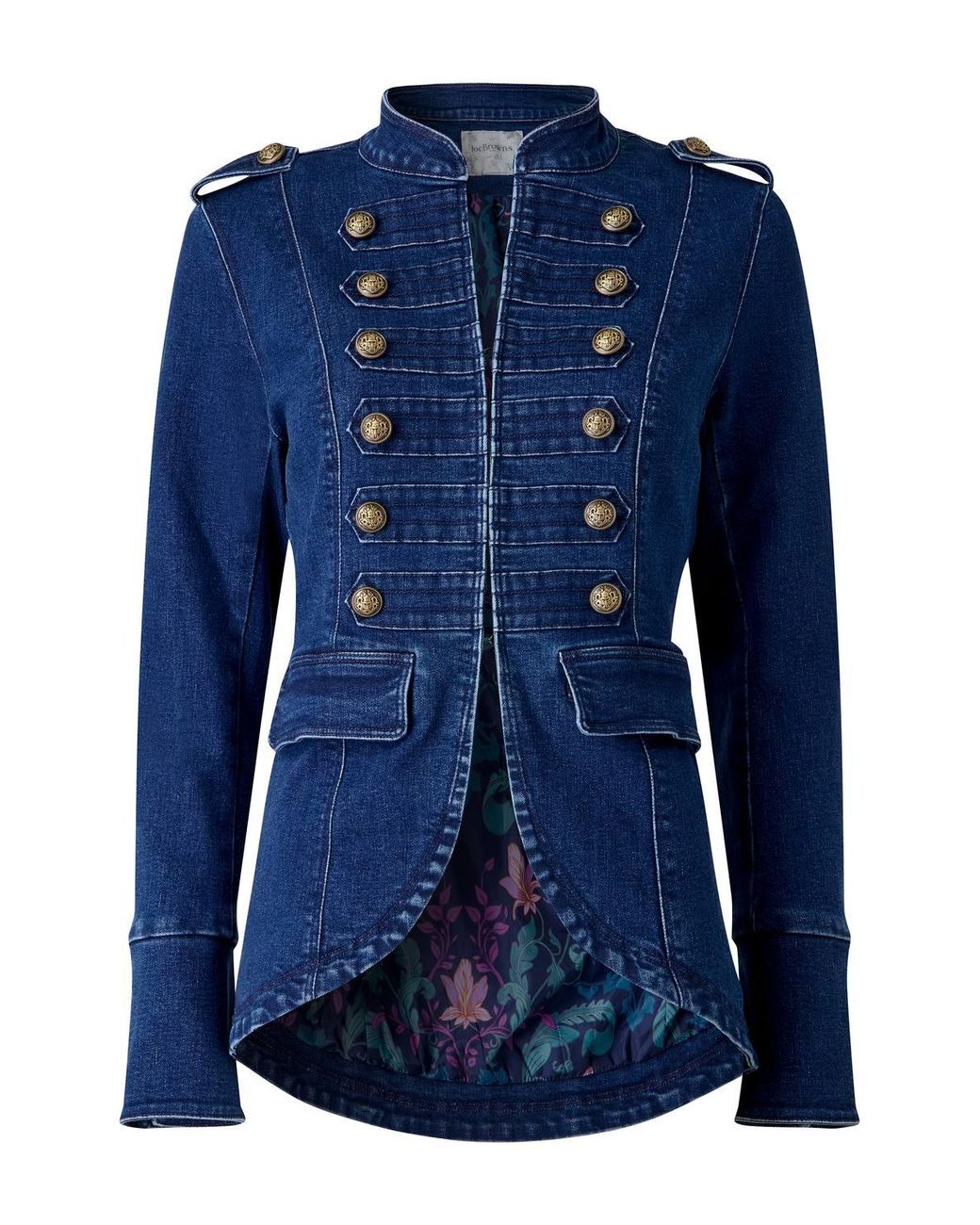 Joe Browns Blue Ultimate Denim Military Jacket