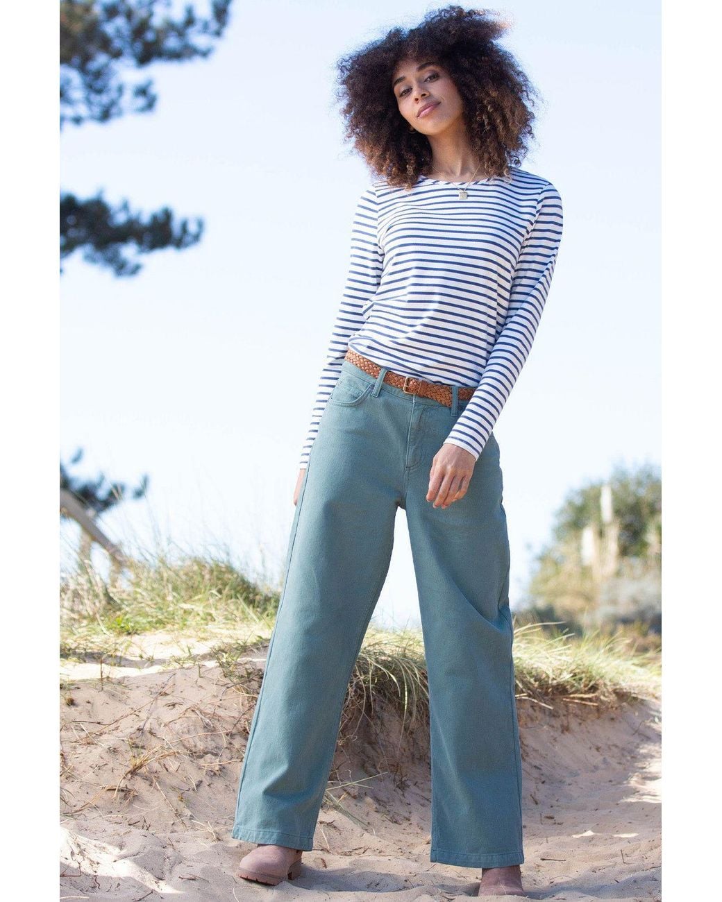 Kite Blue Tarrant Jersey Top Stripe