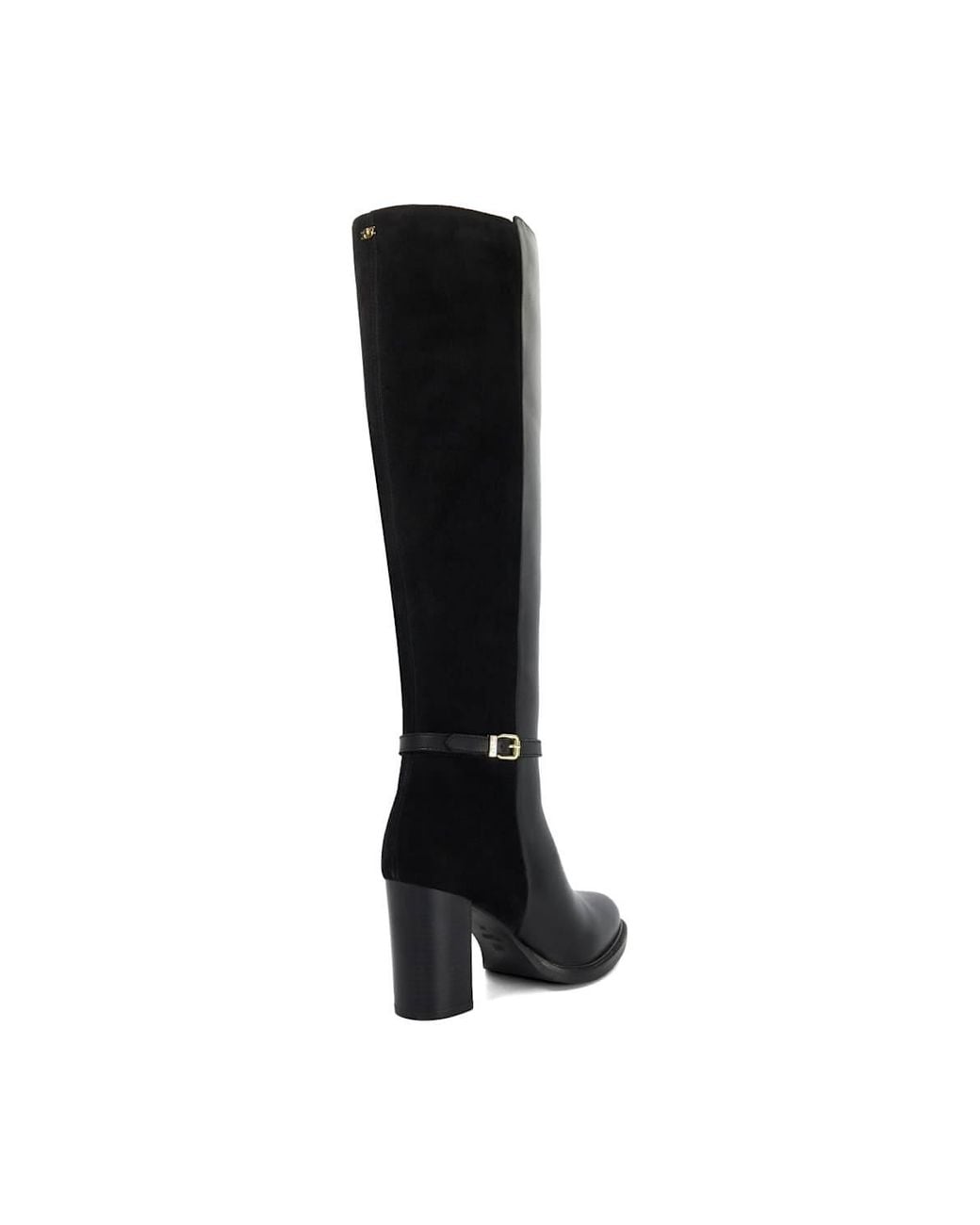 Dune Black 'Secrets' Leather Knee High Boots