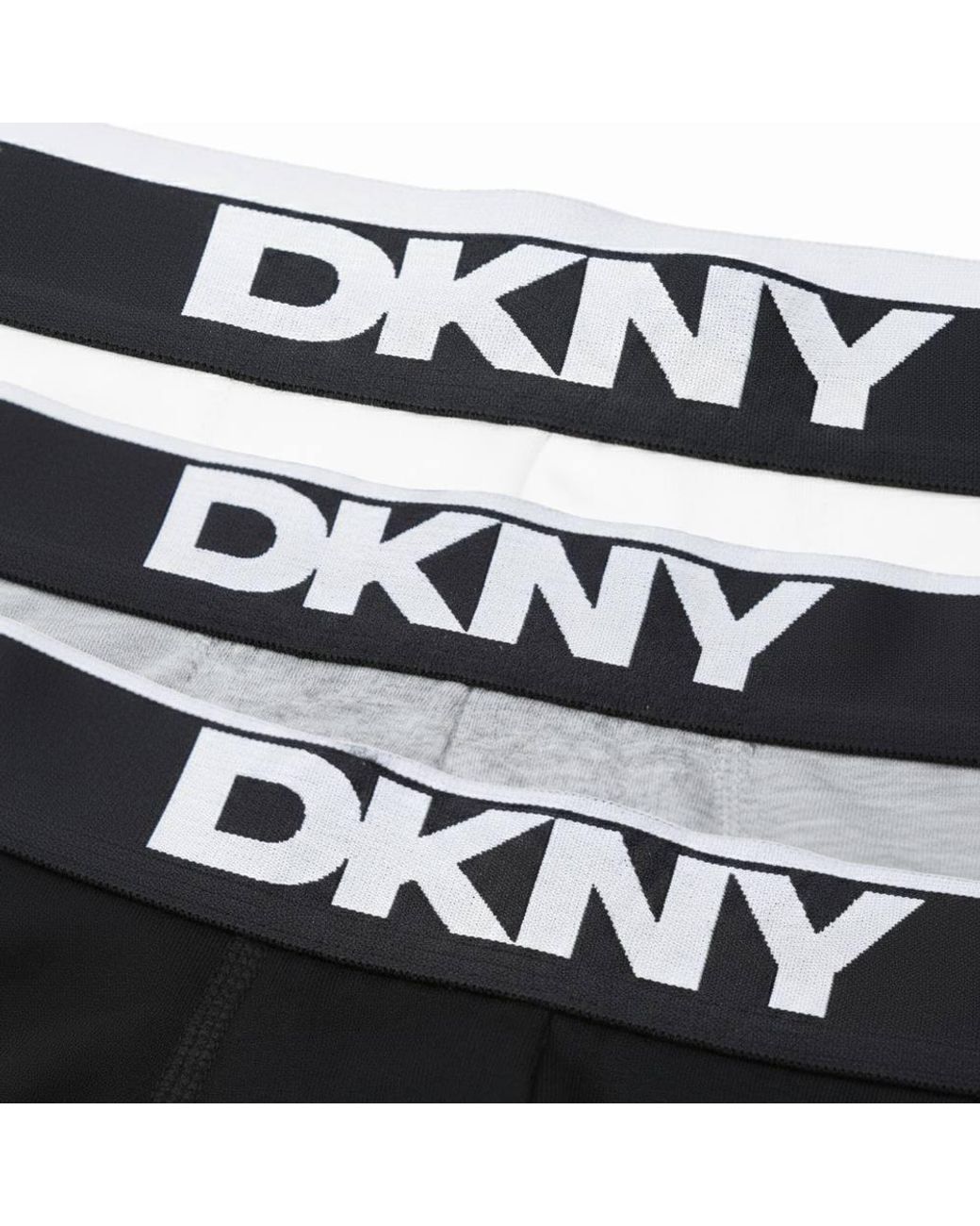DKNY Black 3 Pack New York Trunks for men