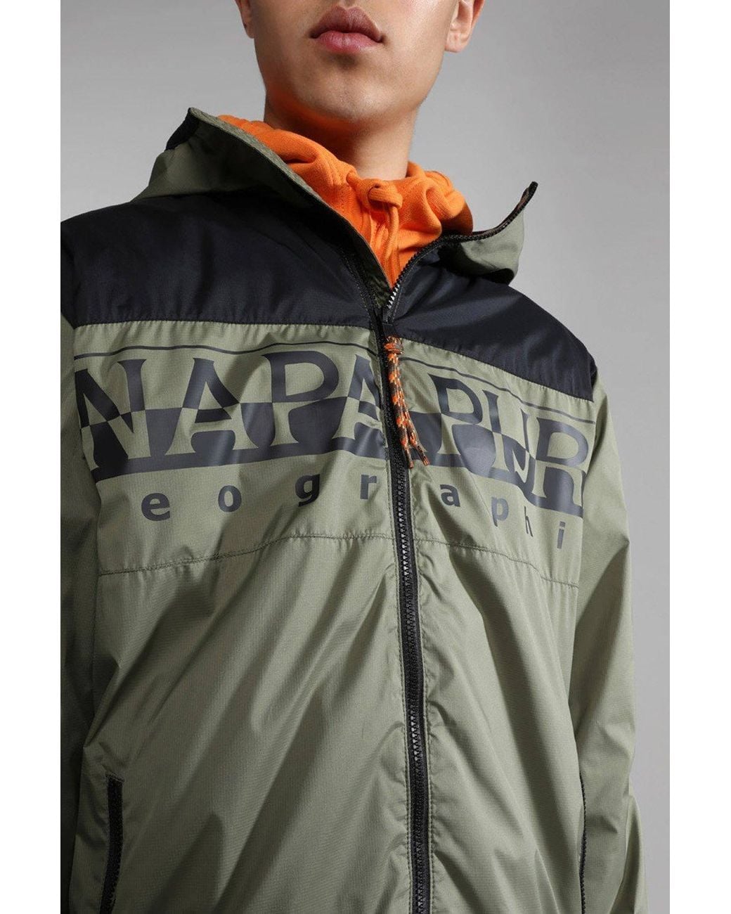 Napapijri Green A-Raymi Jacket Lichen for men