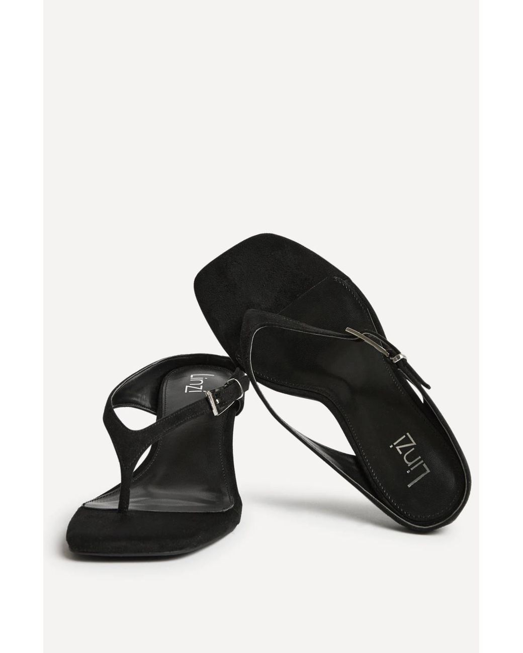 Linzi Black Elanie Mule Heels