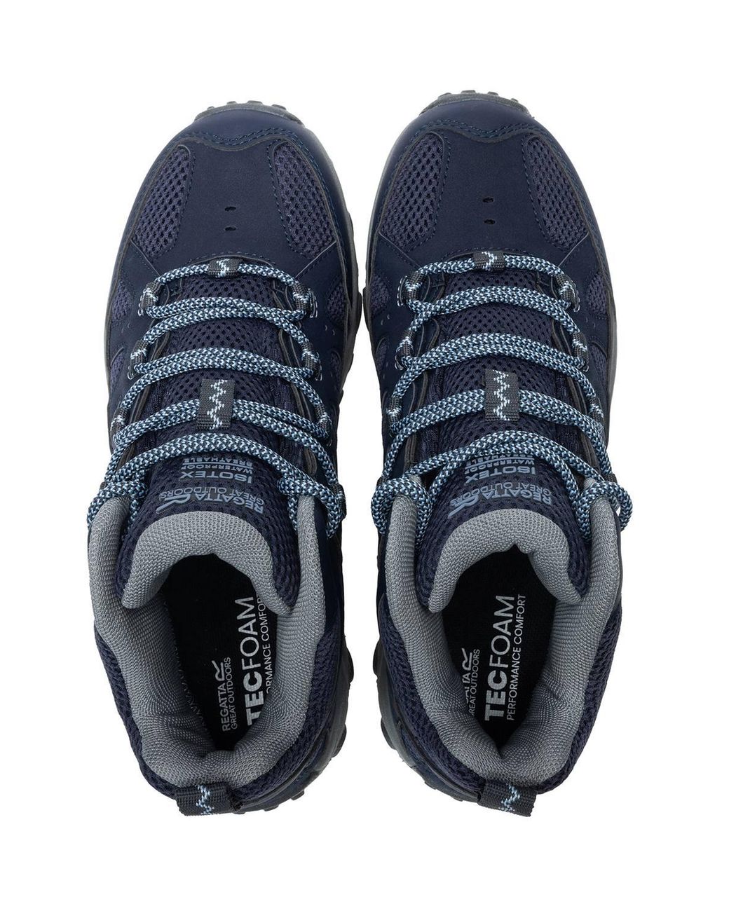 Regatta Blue Edgepoint Waterproof Breathable Mid Walking Boots