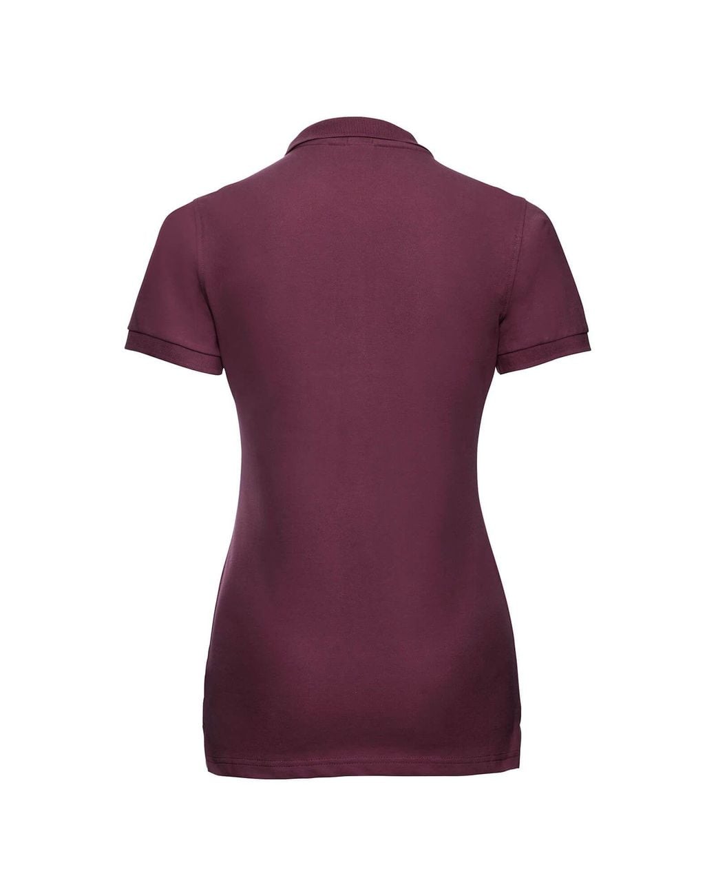 Russell Purple Stretch Short Sleeve Polo Shirt