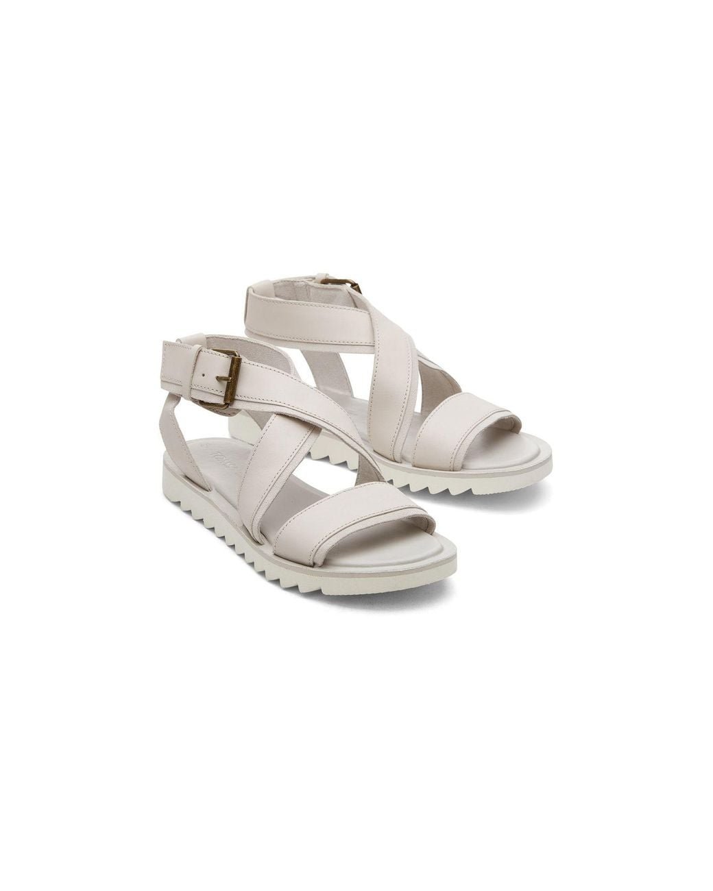 TOMS White Sidney Tread' Sandal Summer