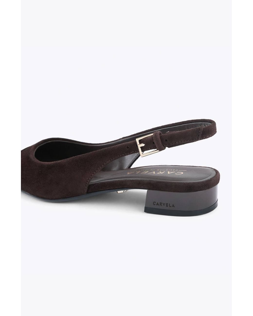 Carvela Kurt Geiger Brown 'Amelia' Suede Flats