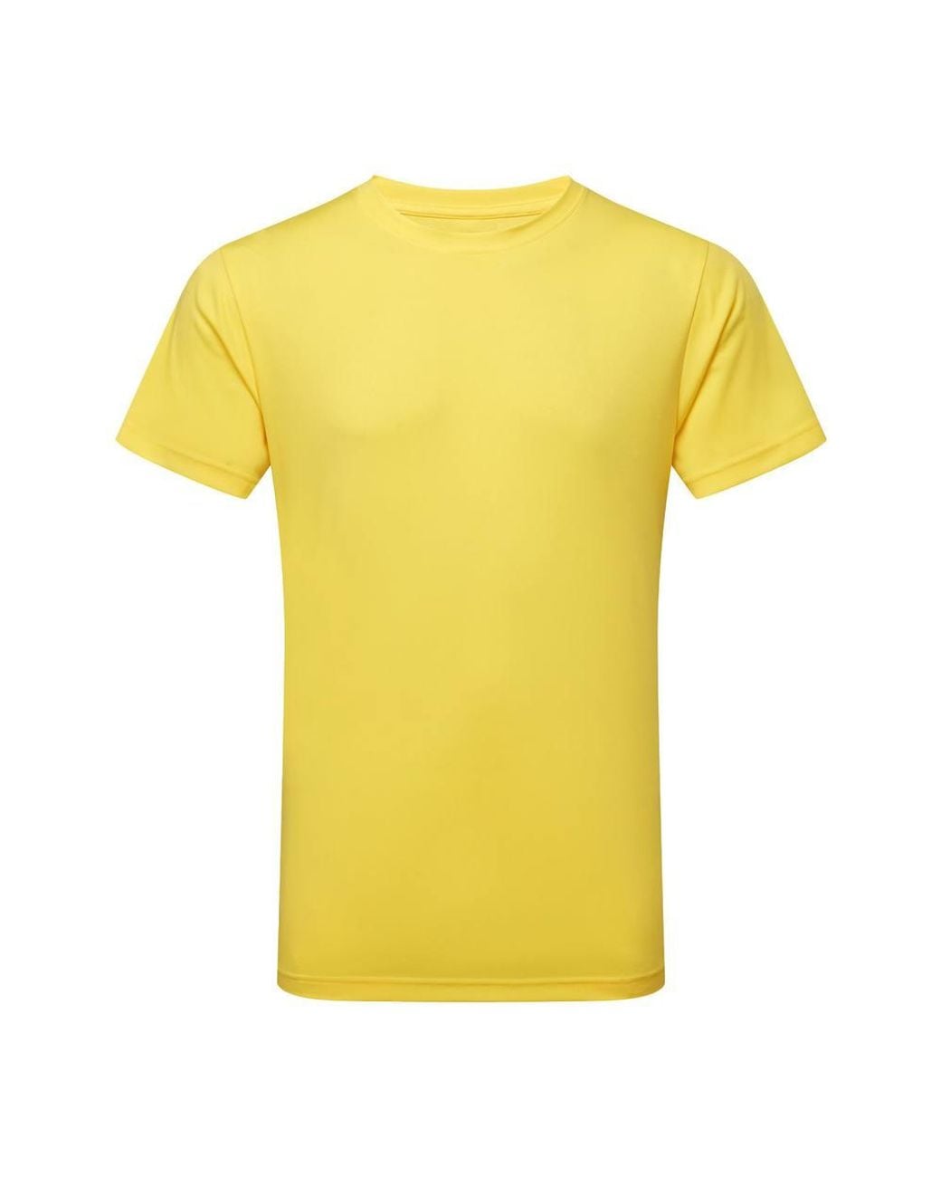 Tridri Yellow Performance T-Shirt for men