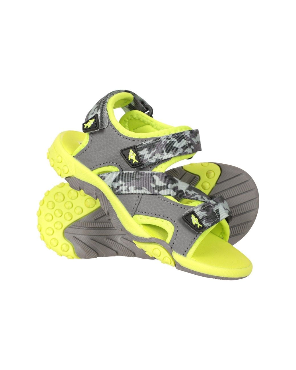 Mountain Warehouse Yellow Removable Heel Strap Comfy Phylon Midsole Neoprene Lined Sandals
