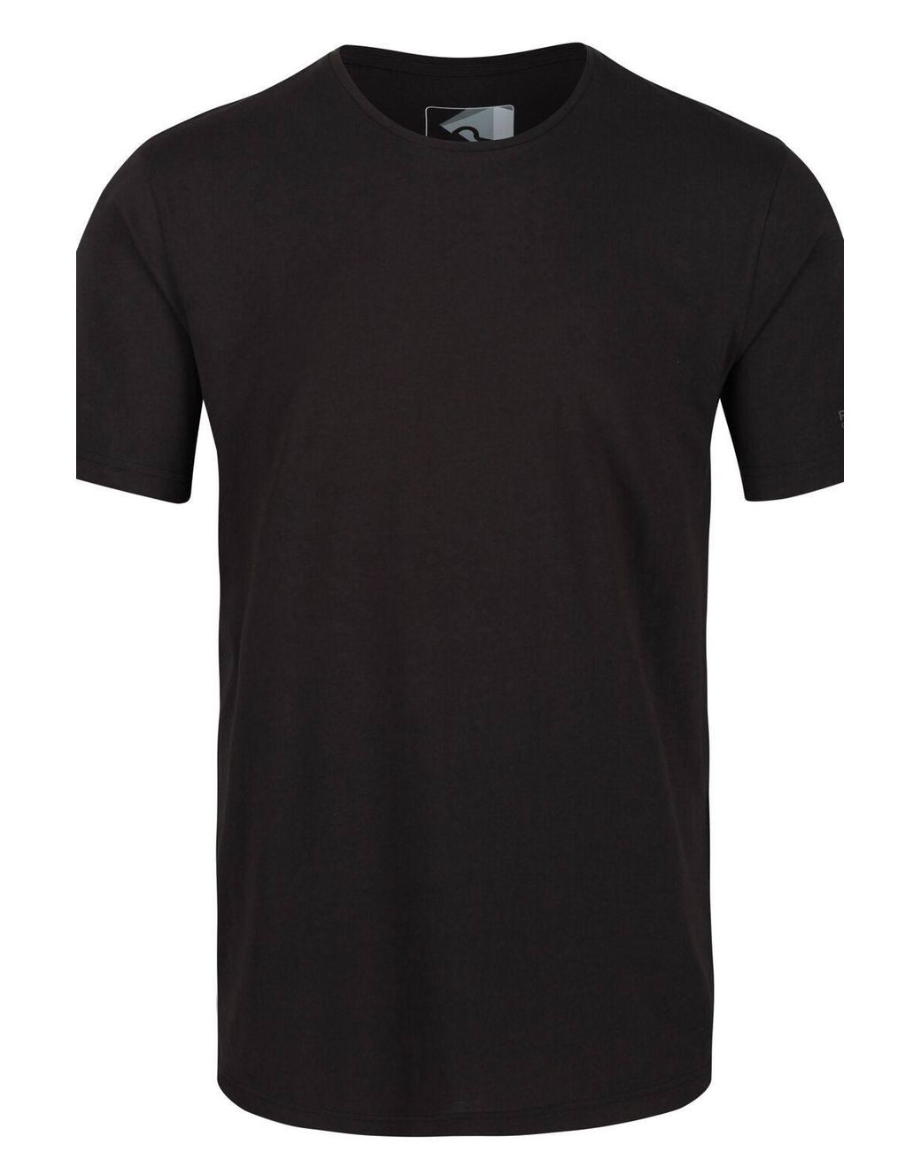Regatta Black Tait Short Sleeved Lightweight Active T-Shirt for men