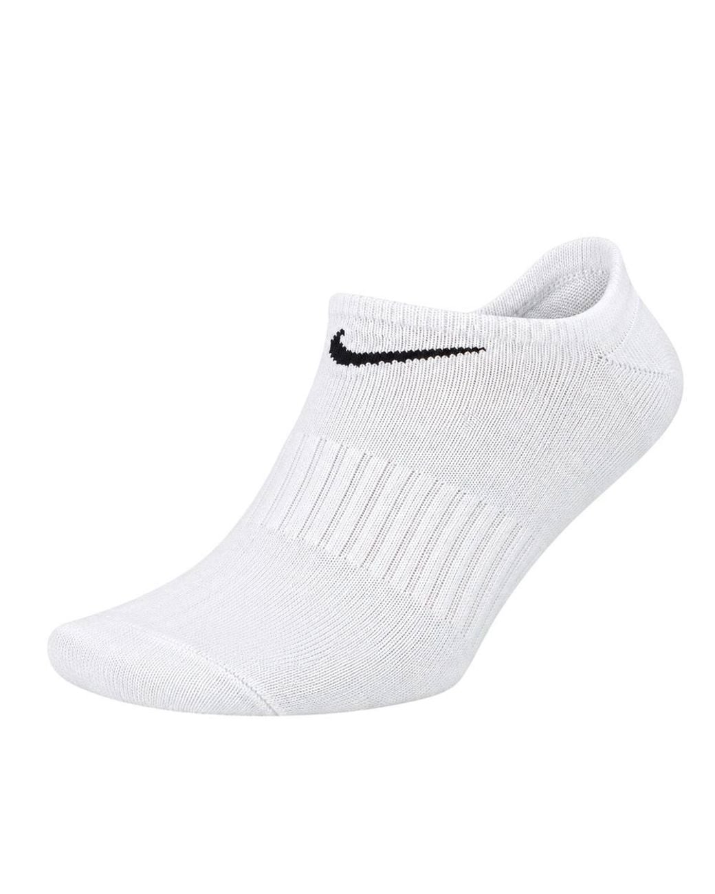 Nike White No-Show Socks for men
