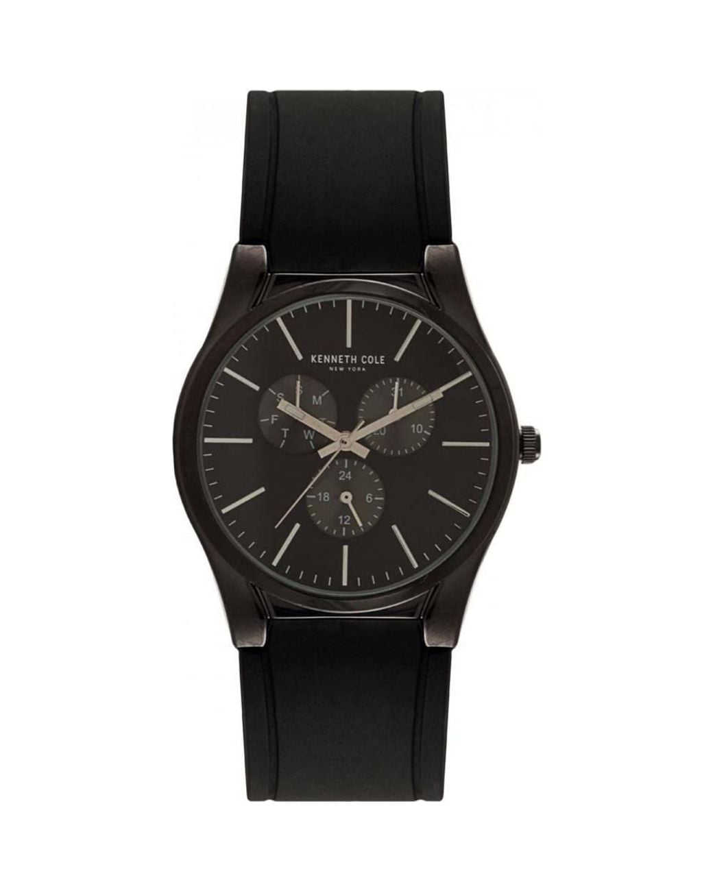 Kenneth Cole Black Kc50490002 Classic 44Mm Quartz Watch for men