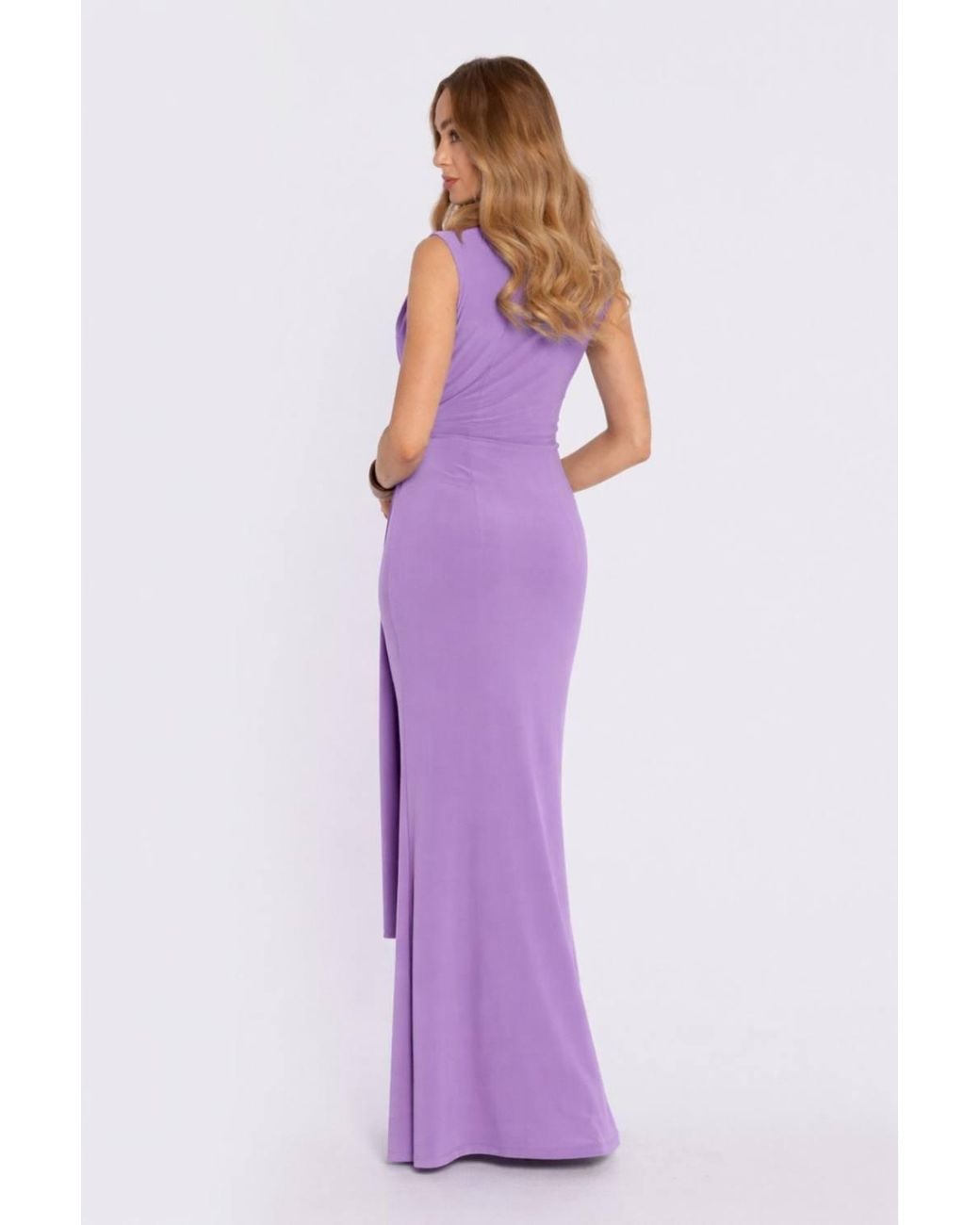 Love Lace Purple Essential Stretch Sleeveless Maxi Dress