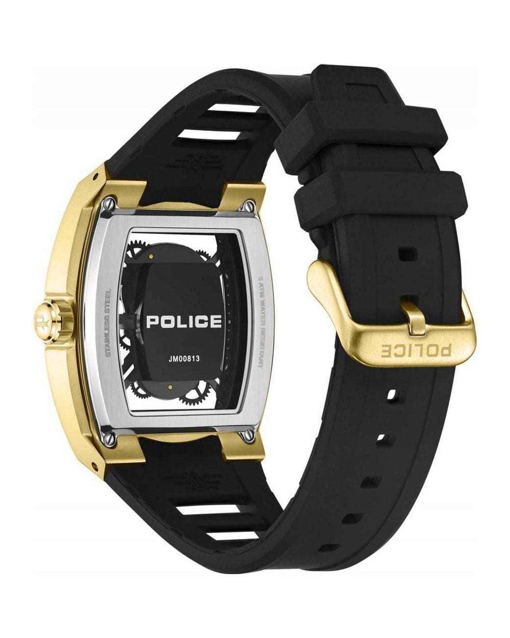 Police Metallic Pewjm0081303 Cranium 52Mm Quartz Watch for men