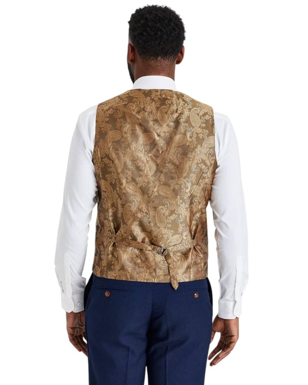 Infinity Leather Blue Tweed Suit With Mayfair Trousers for men