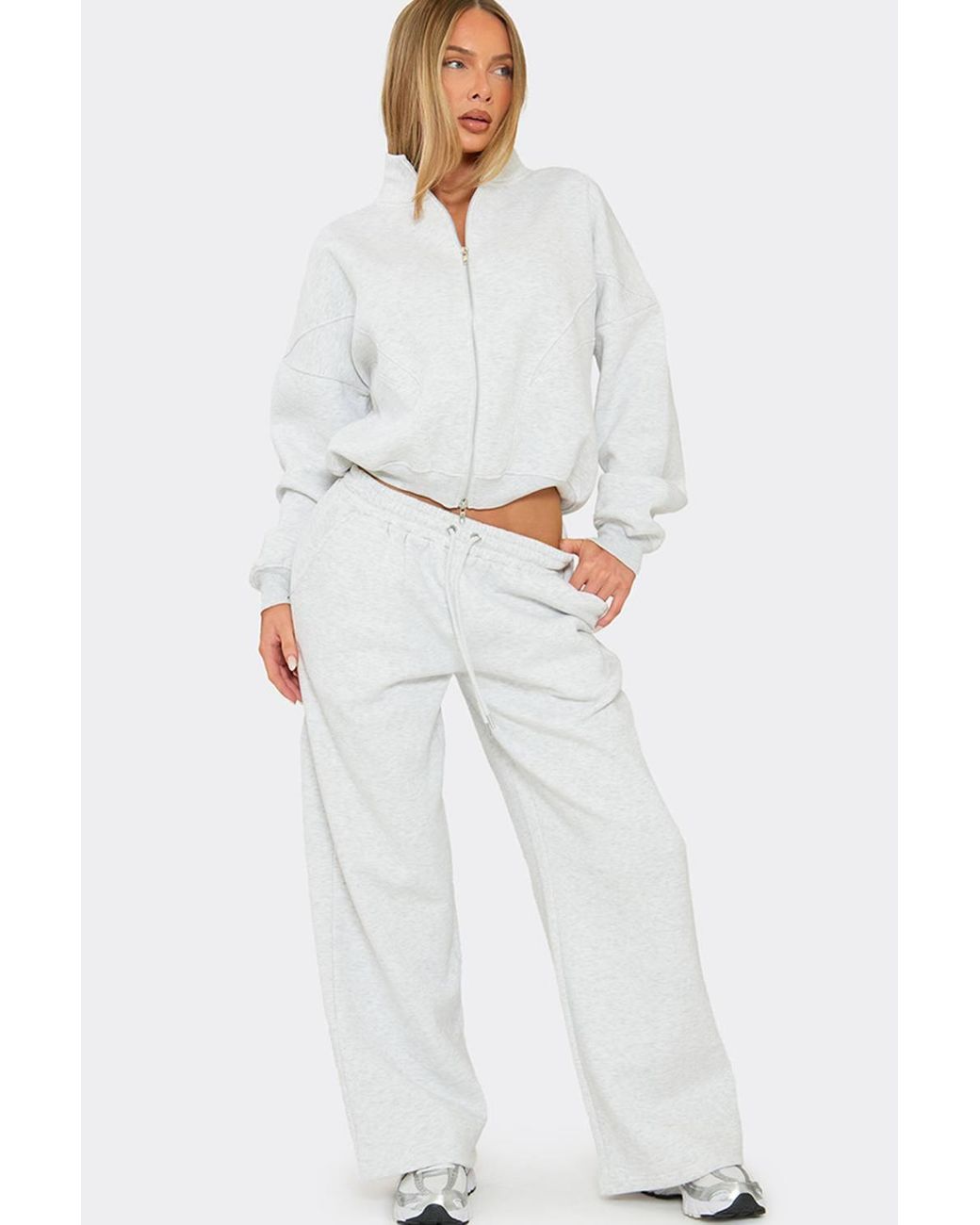 EGO Gray Wide Leg Joggers