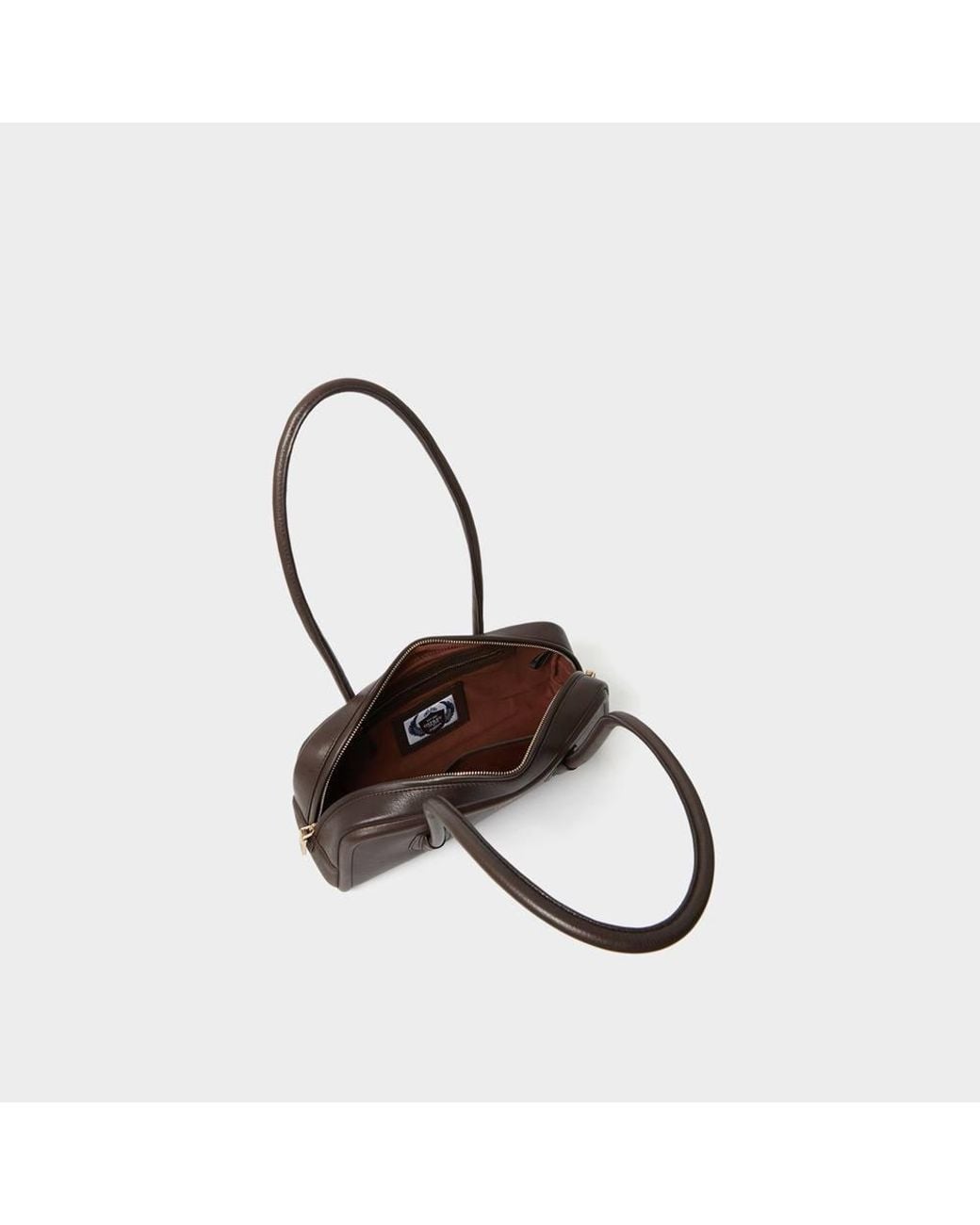 Osprey Green The Angel East West Leather Shoulder Bag