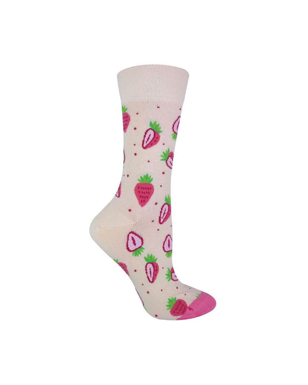 Sock Snob Pink 1 Pack Cotton Novelty Design Fruit Socks
