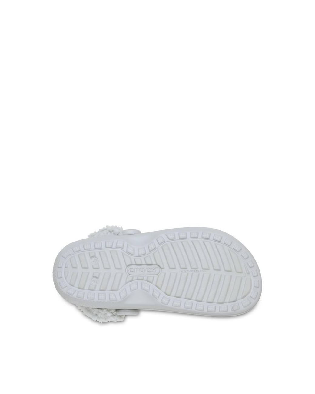 CROCSTM White Classic Fleece Lined Clog for men