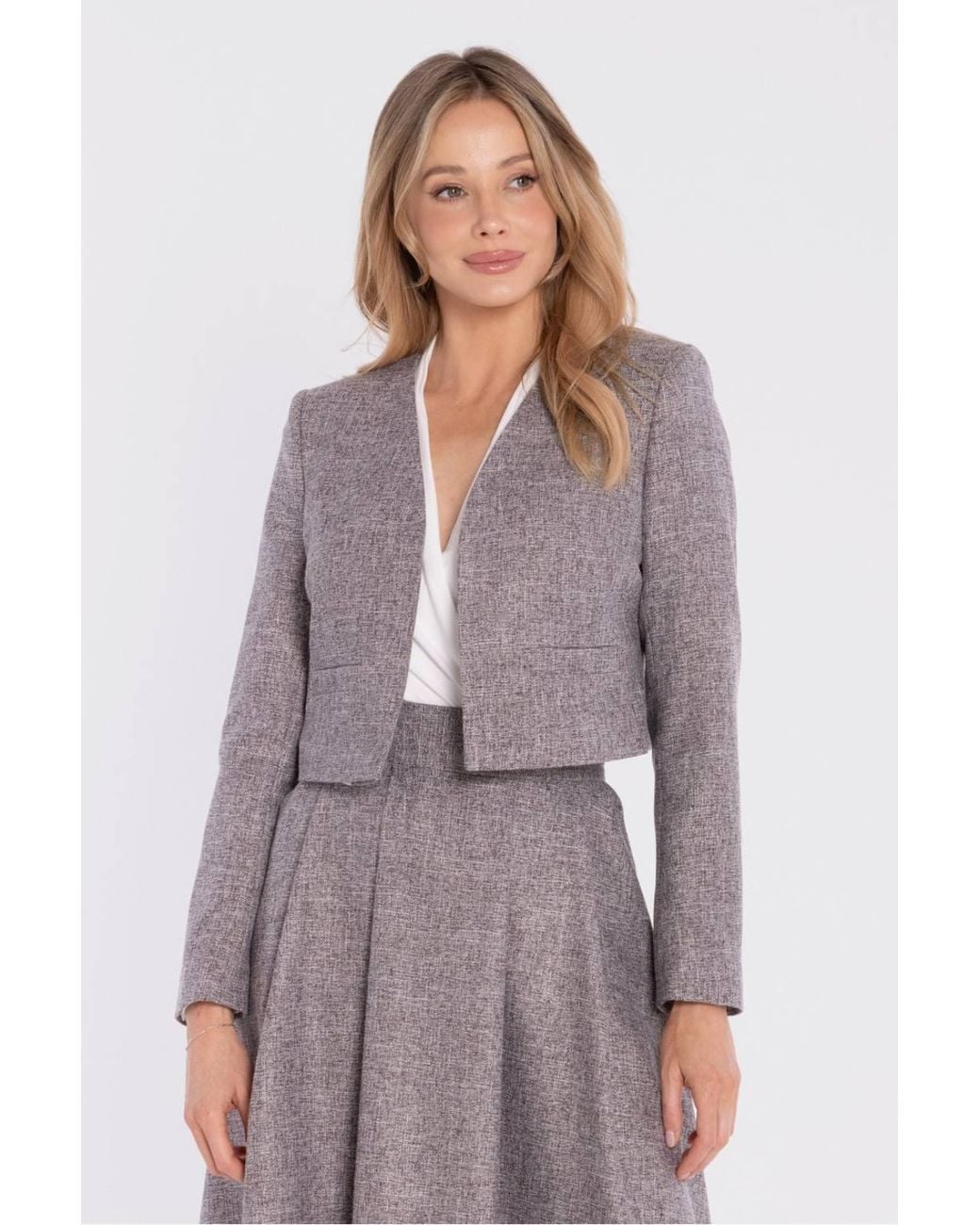 Love Lace Purple Essential Stretch Rayon Casual Jacket