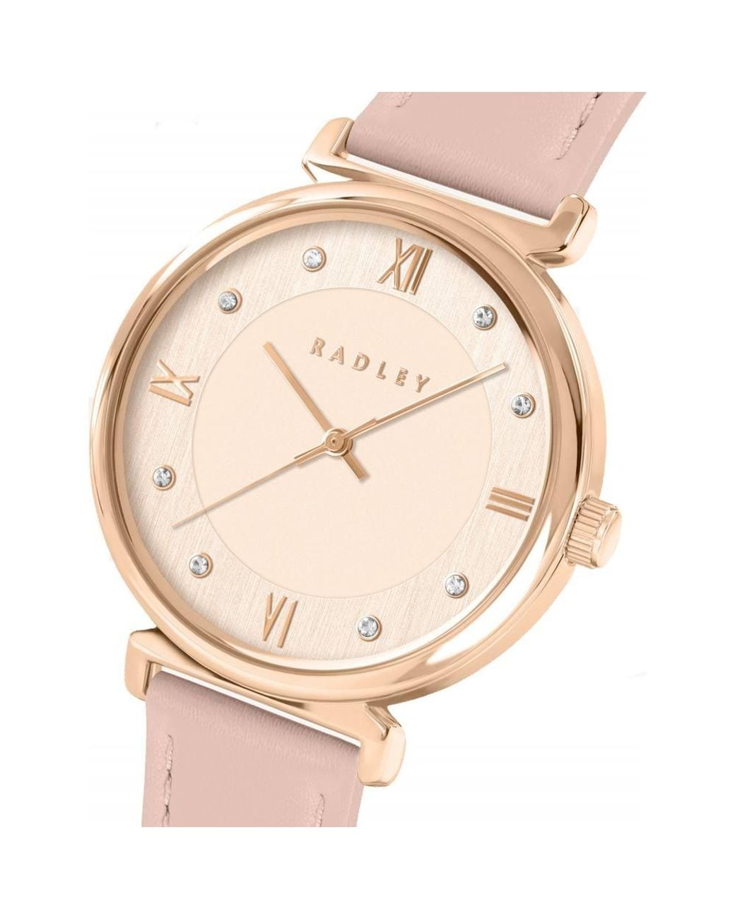 Radley Pink Ry21856 Roman Crescent 35Mm Quartz Watch