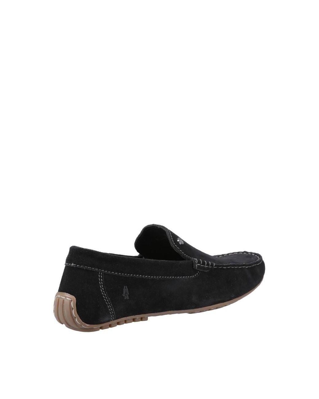 Hush Puppies Black Ralph Suede Shoe for men