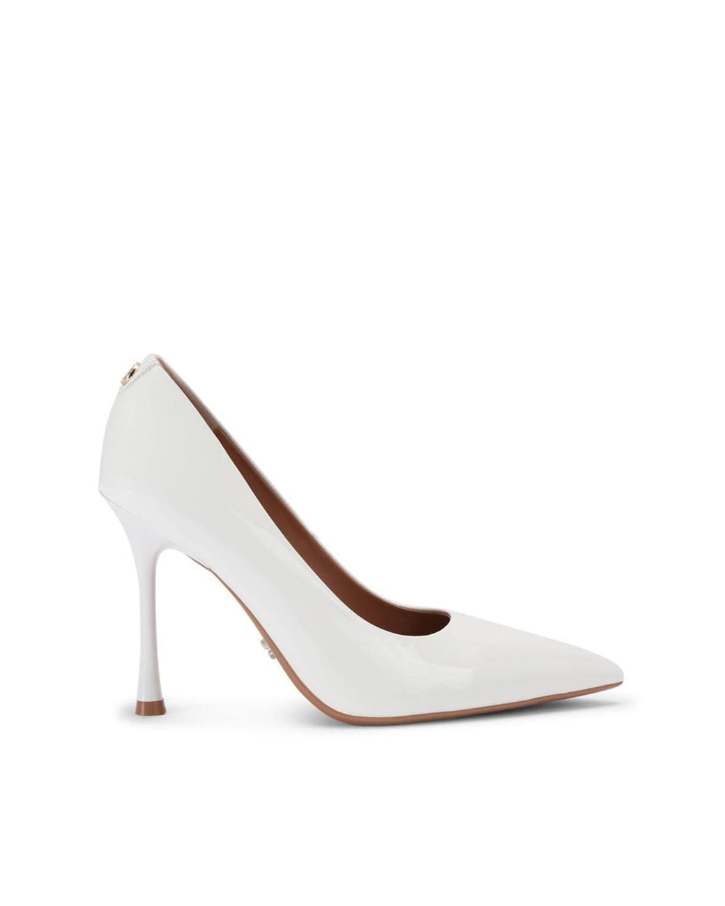Carvela Kurt Geiger White 'Incanto Court' Patent Heels