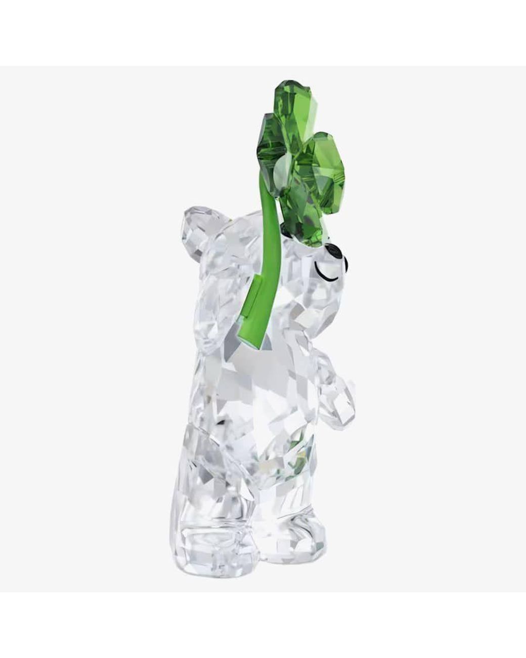 Swarovski Green Kris Bear Lucky Charm Figurine 5557537