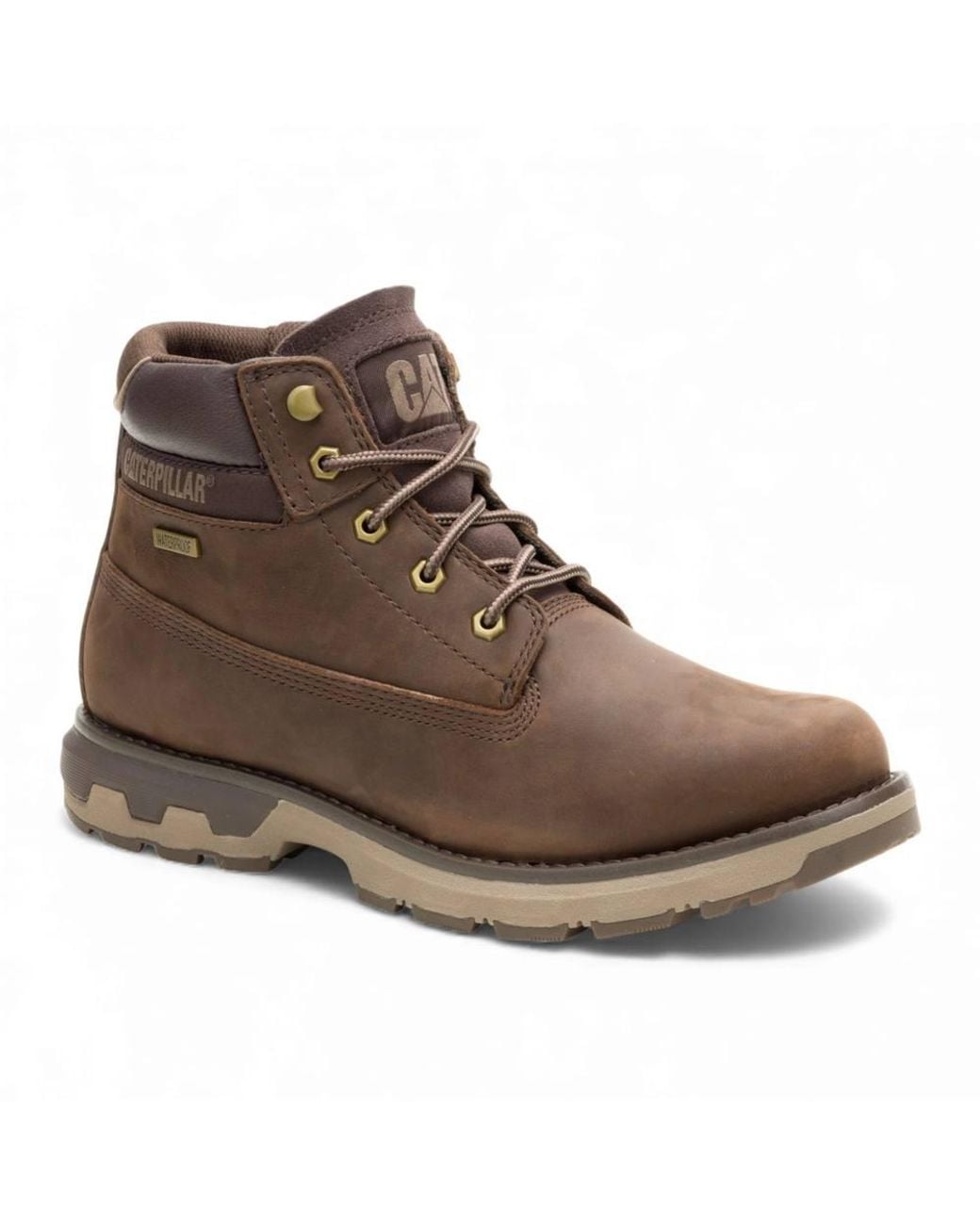 TruClothing Brown Dark Leather Everyday Work Hiking Ankle Boots for men