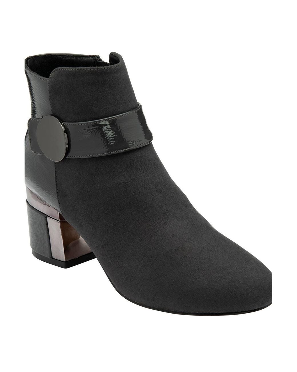 Lotus Black 'Kirsty' Heeled Ankle Boots