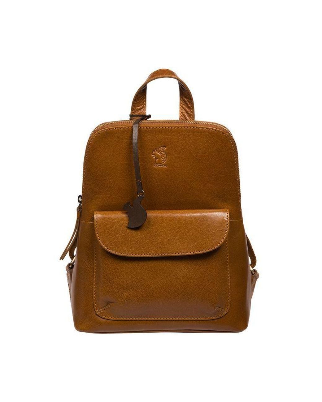 Conkca Blue 'Kerrie' Leather Backpack
