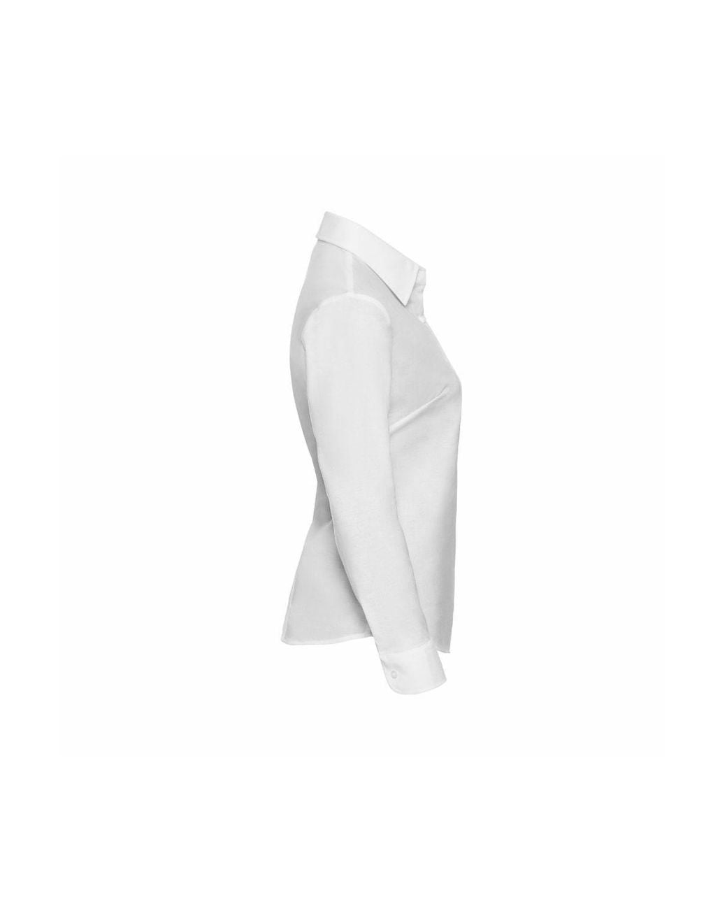 Russell White Oxford Easy-Care Long-Sleeved Shirt