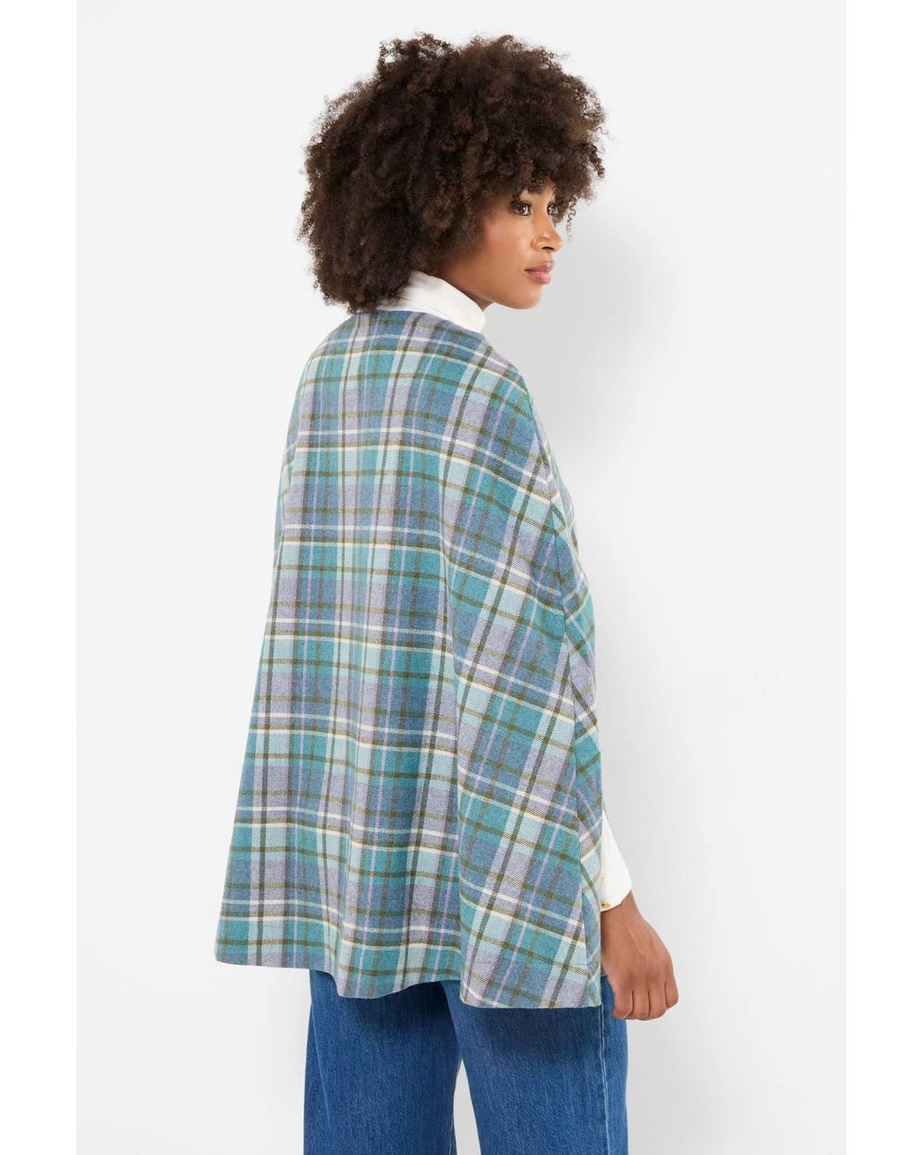 Joe Browns Blue Checked Heritage Cape