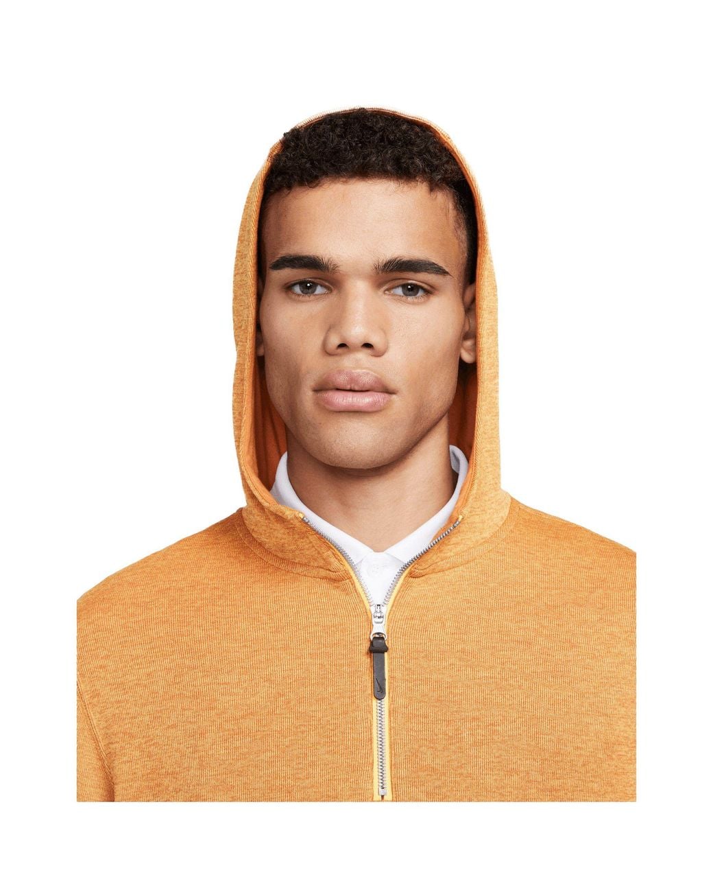 Nike Orange Dri-Fit Golf Hoodie for men