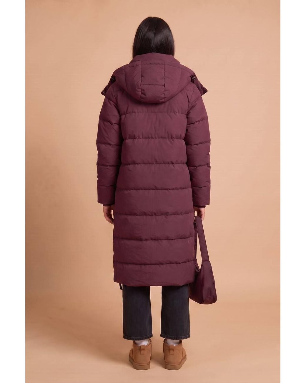 Urban Bliss Blue Seamless Mid Length Puffer