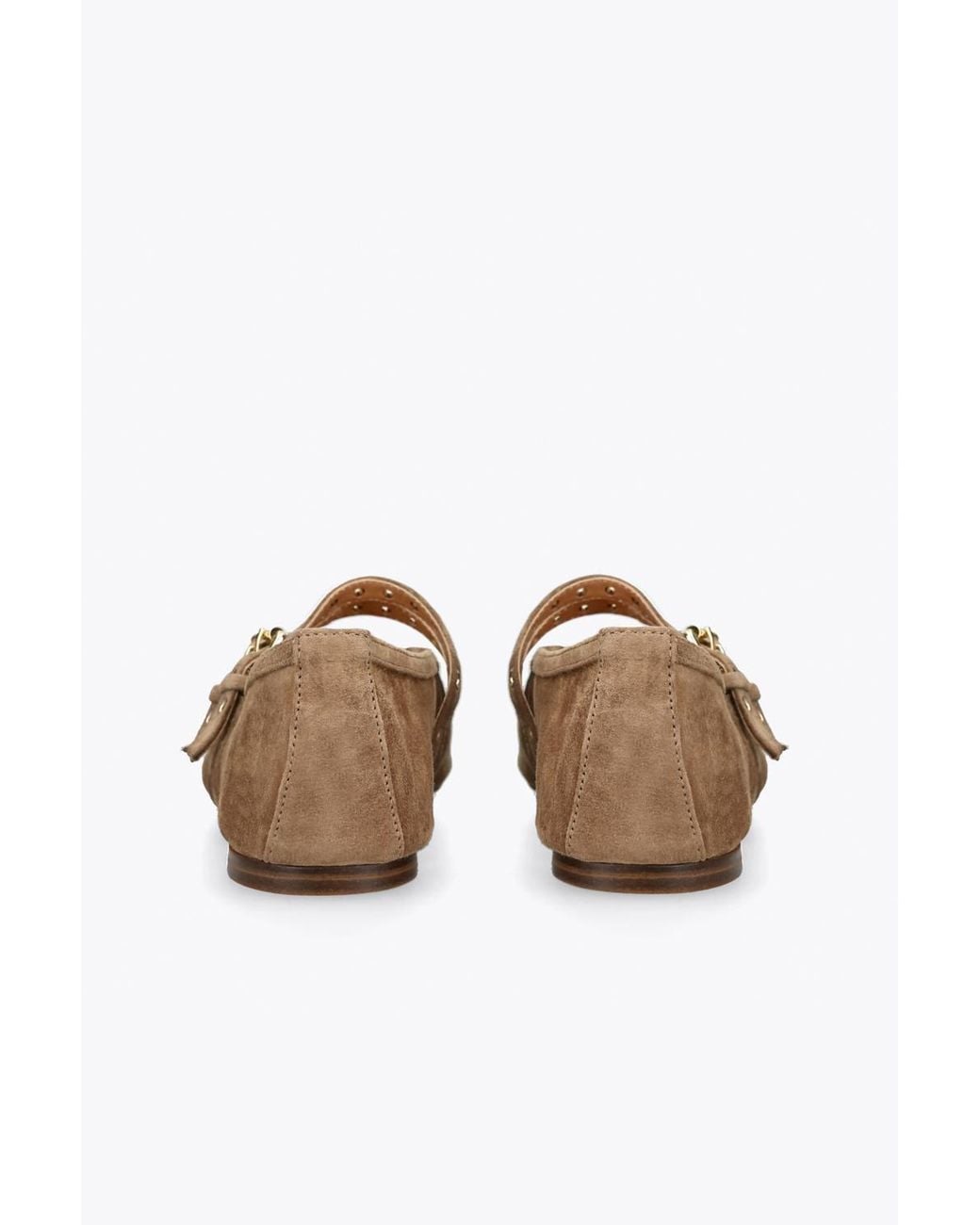 Steve Madden Brown 'Lydia Suede' Suede Flats