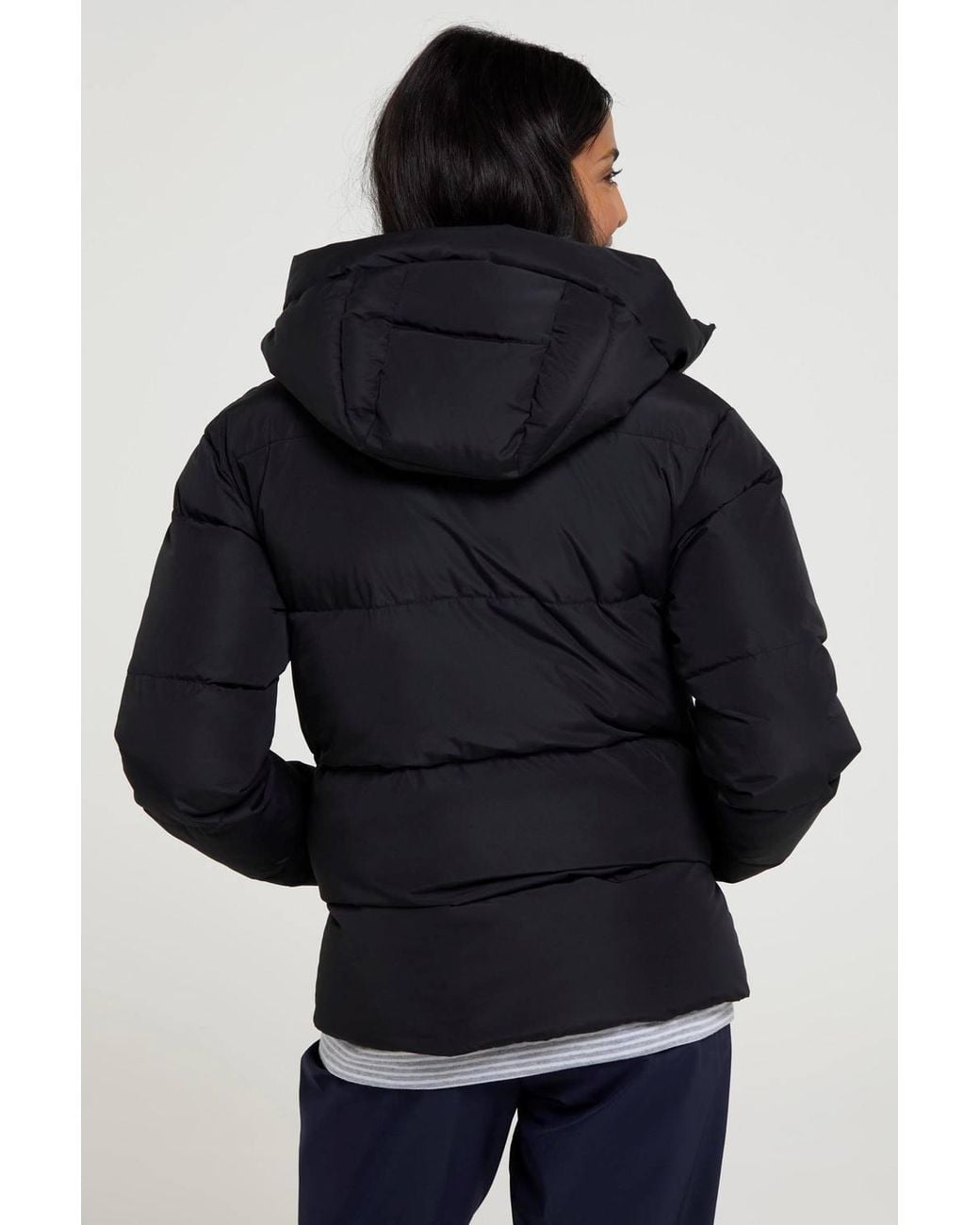 Mountain Warehouse Blue 'Toasty' Water Resistant Elastic Cuffs & Hem Padded Short Jacket