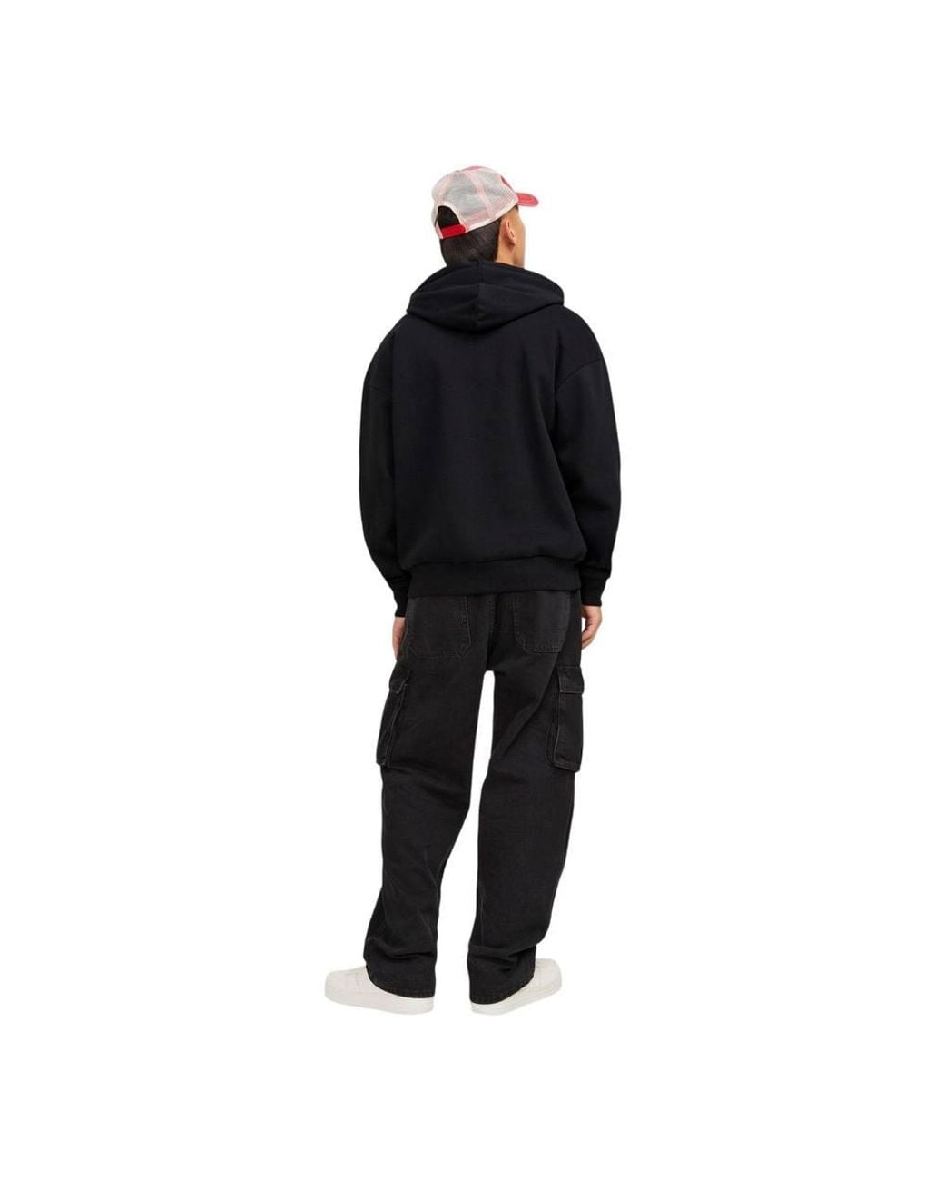 Jack & Jones Blue Cappuccino Oversized Hoodie for men