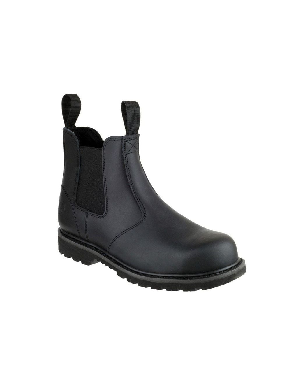Amblers Black Steel Fs5 Pull-On Dealer Boot Boots