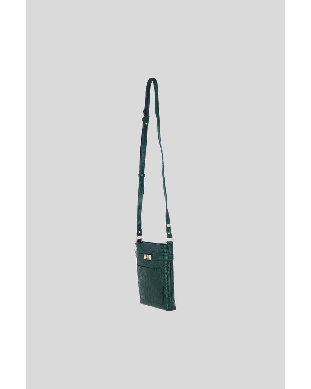 Ashwood Leather Green Real Leather Crossbody Bag With Adjustable Strap