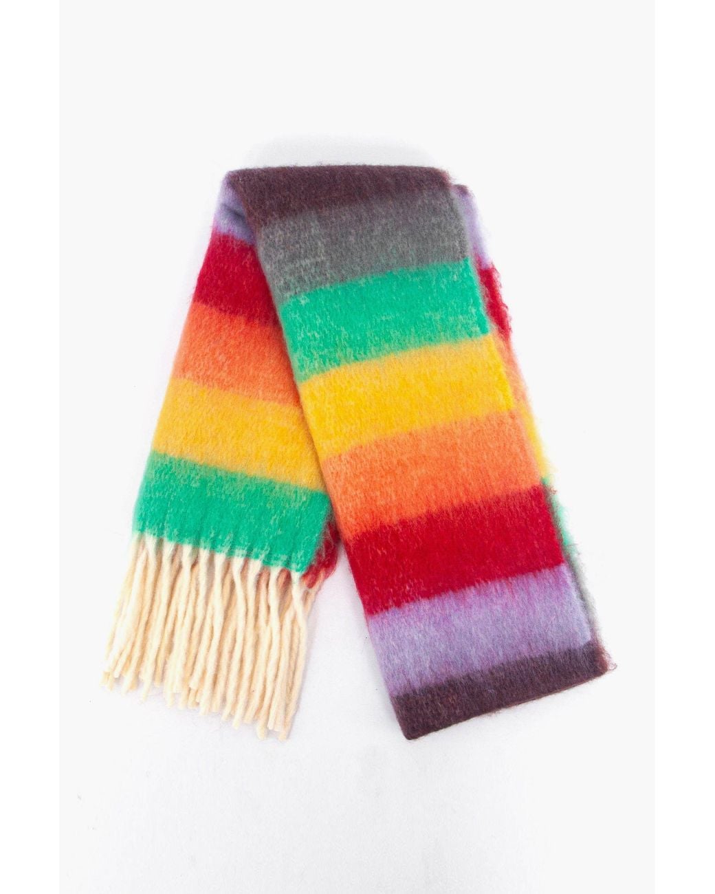 SARTA Multicoloured Stripe Heavyweight Winter Scarf