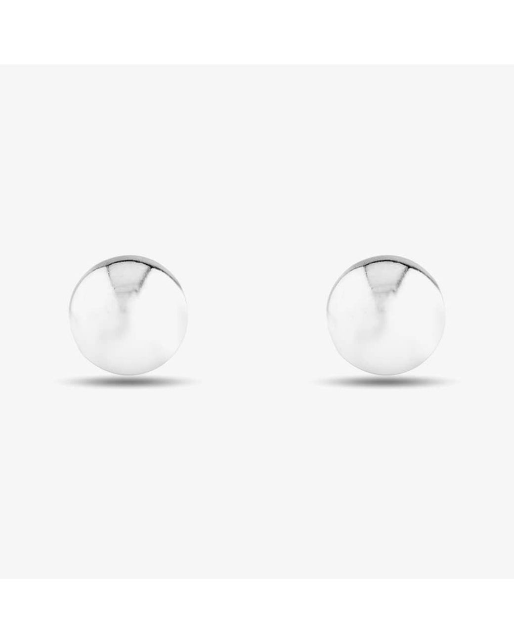 T.H.Baker Metallic Sterling 5Mm Ball Stud Earrings 8.55.5779